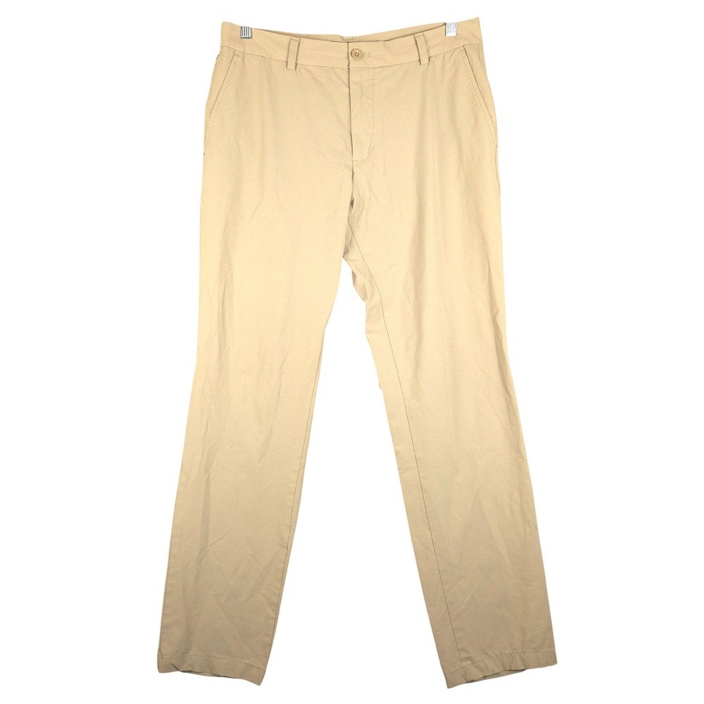 Vineyard Vines OTG On‎ The Go Pant Khaki Mens Casual Chinos 34x34 (Fits 34x32)
